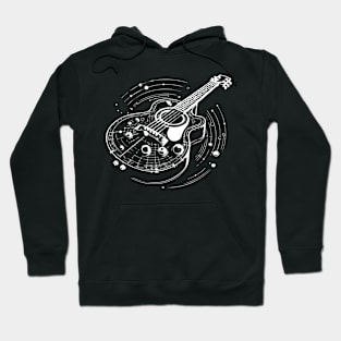 electric guitar design Hoodie